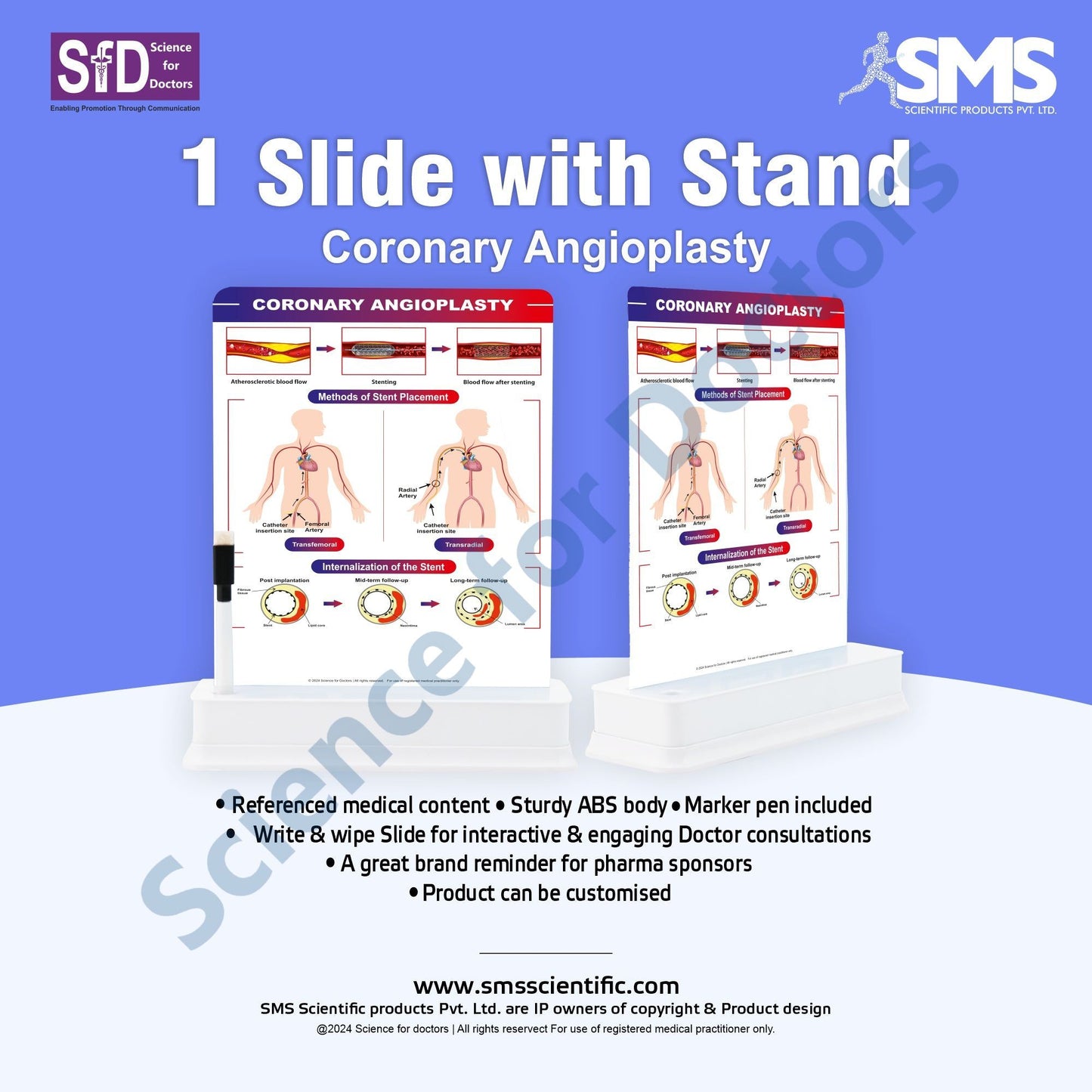 Coronary Angioplasty: 1 Slide With Stand