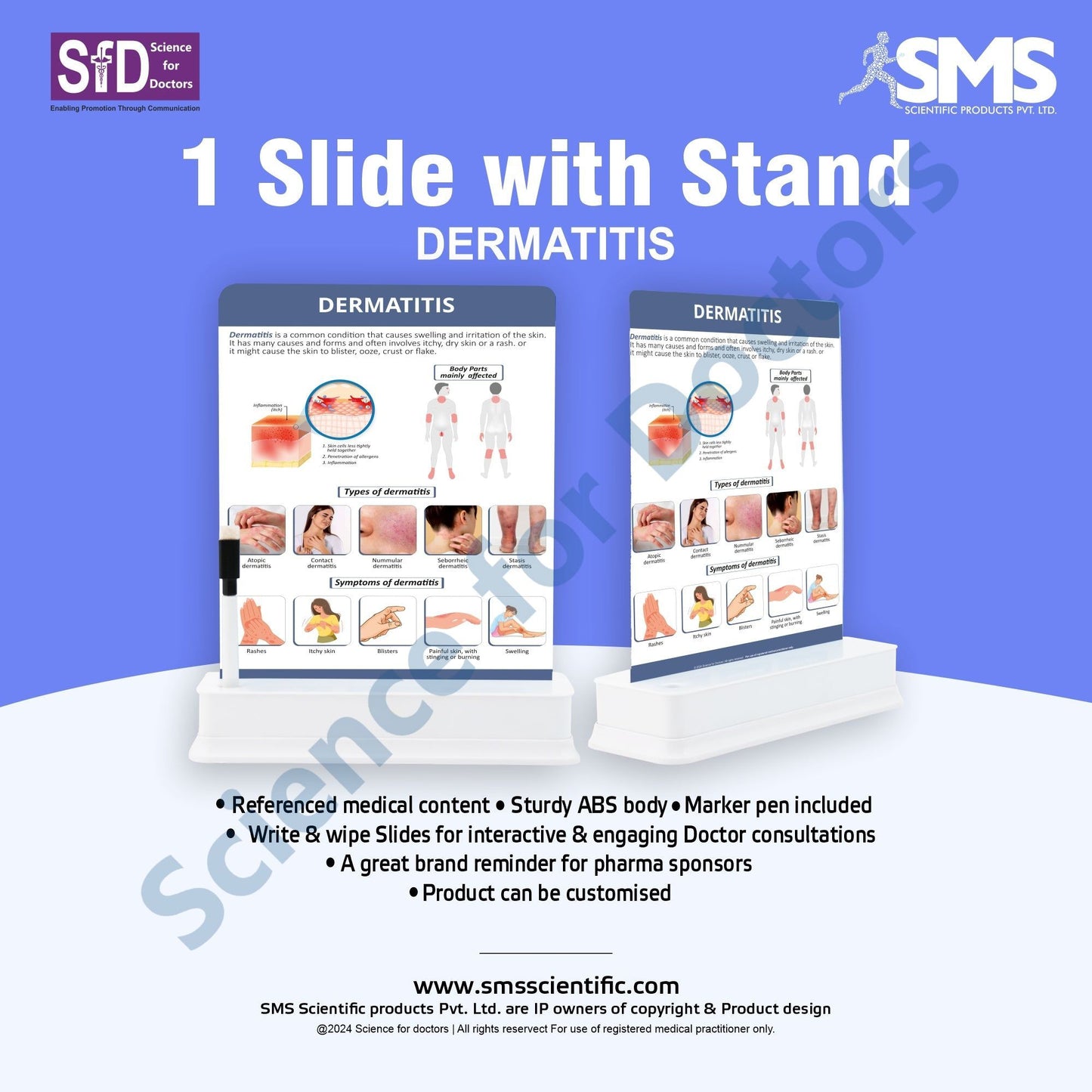 Dermatitis: 1 Slide On Stand