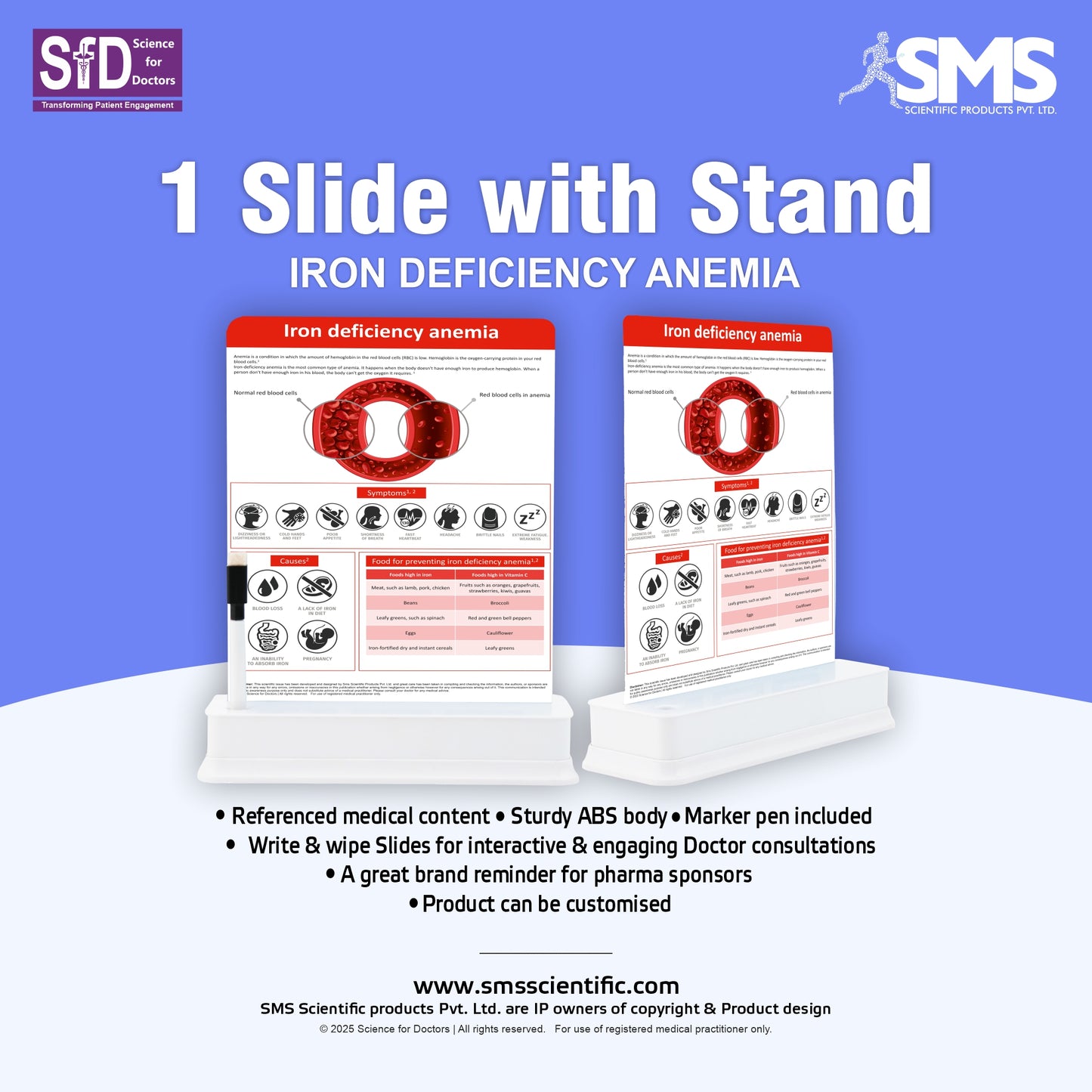 Iron Deficiency Anemia: 1 Slide With Stand