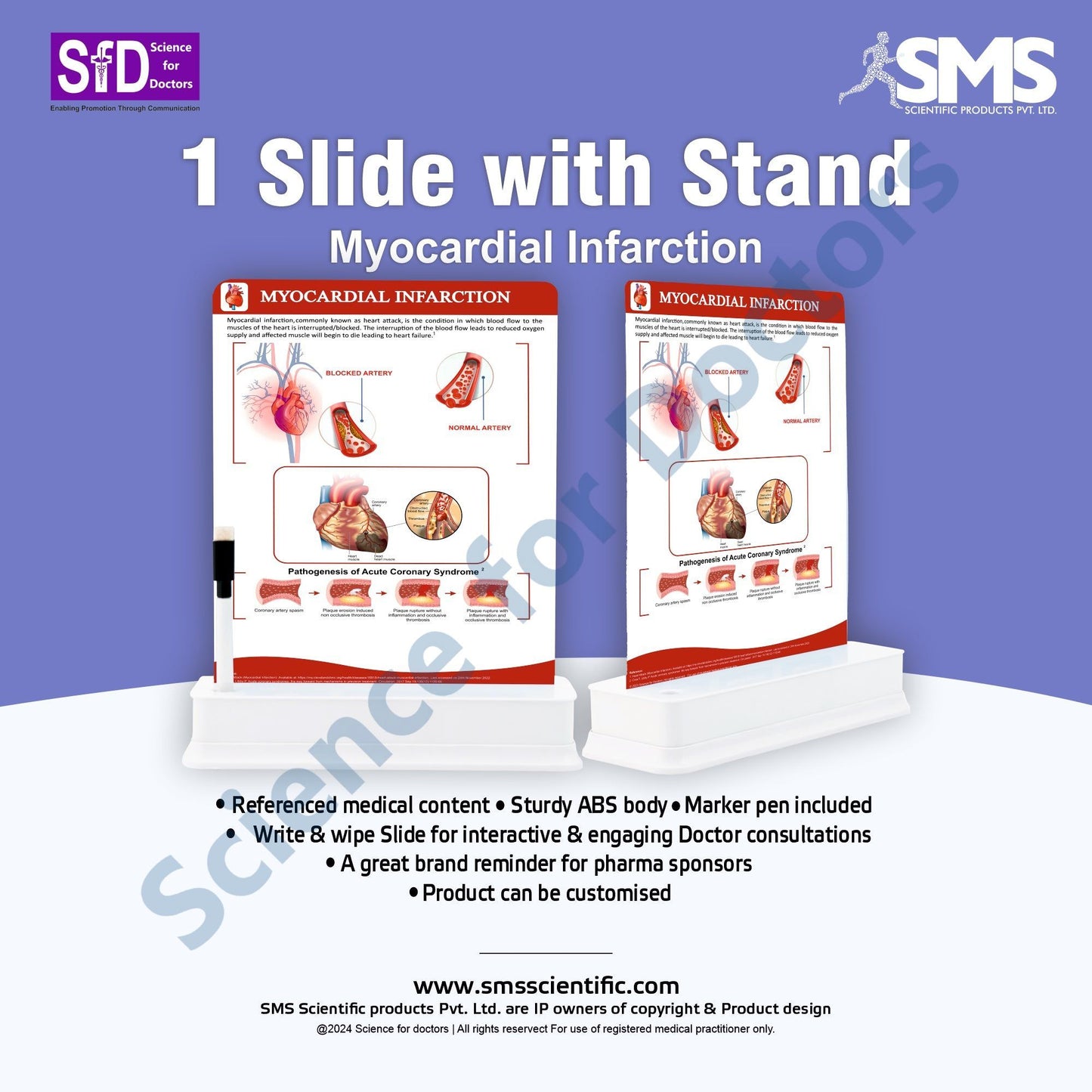 Myocardial Infarction: 1 Slide on stand