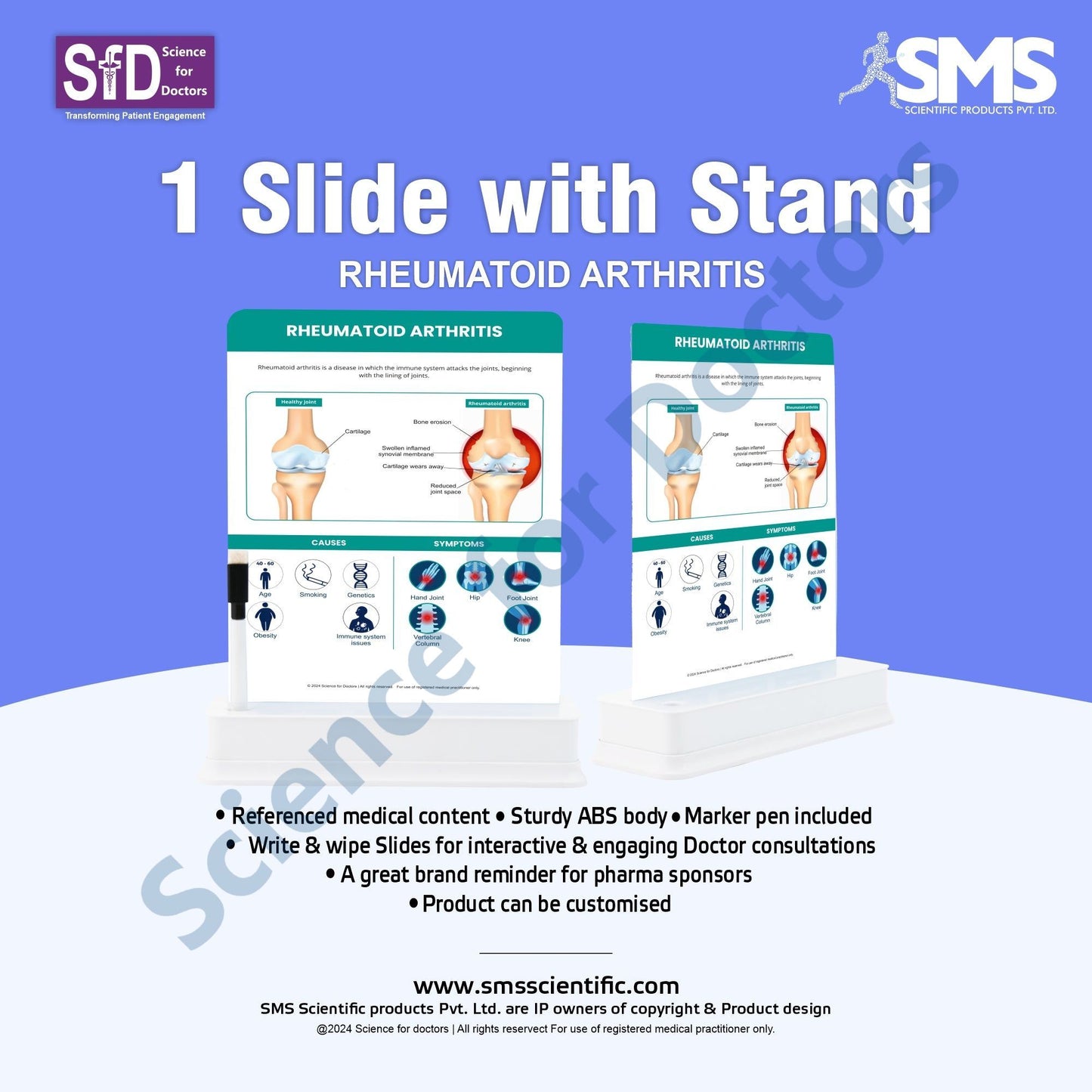 Rheumatoid Arthritis: 1 Slide on stand