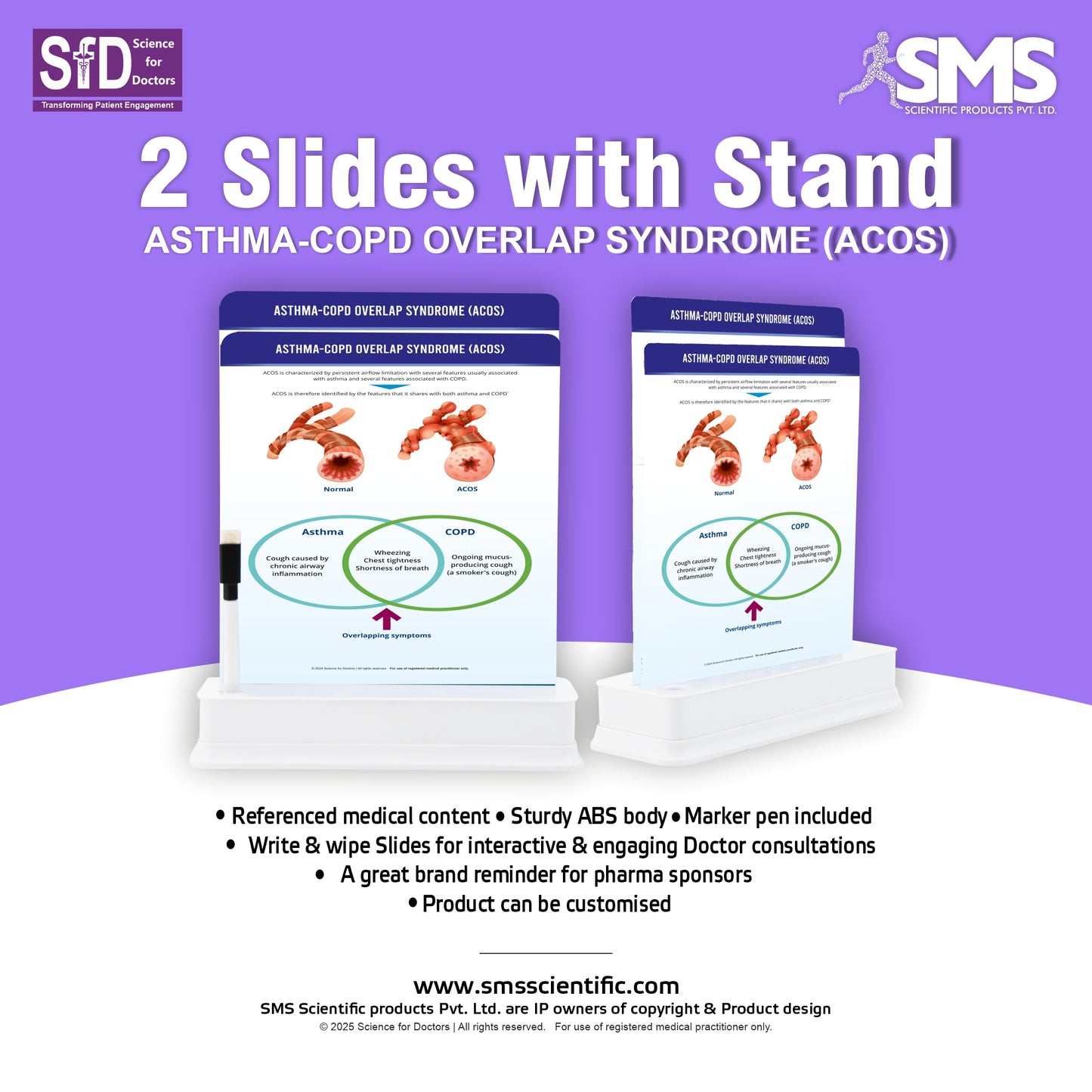 Asthma-COPD Overlap Syndrome (ACOS): 2 Slides With Stand