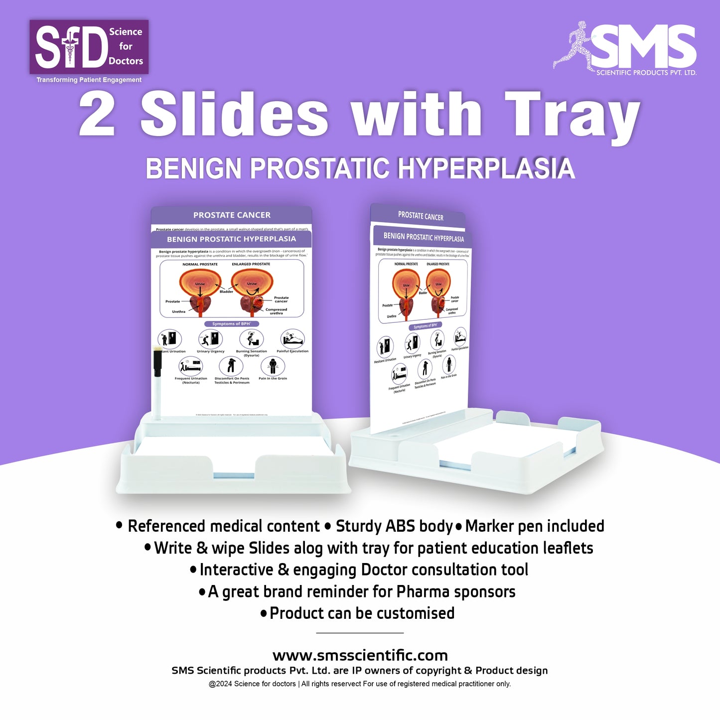 Benign Prostatic Hyperplasia_1 : 2 Slides Patient Leaflet Tray