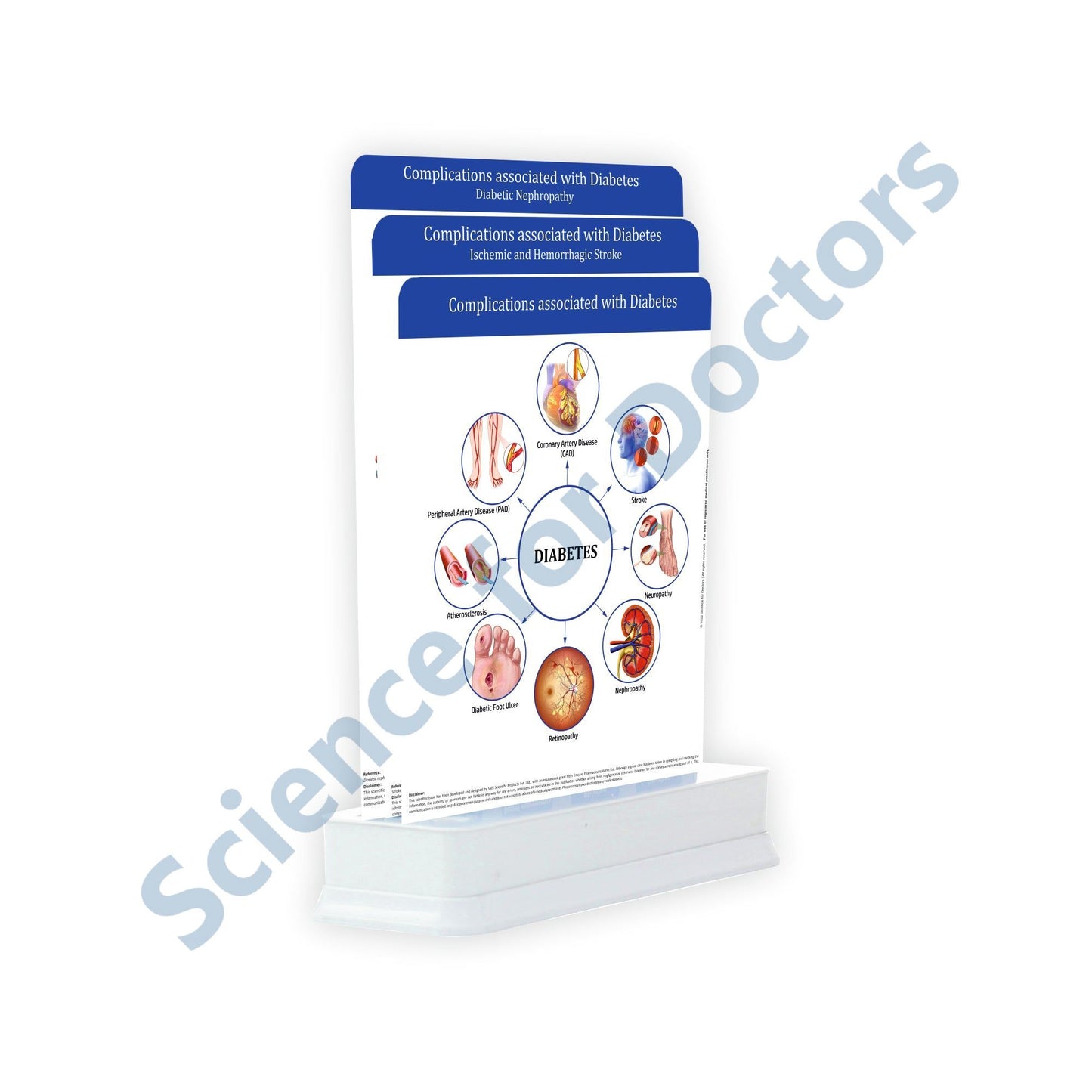 Complications of Diabetes: 3 Slides on Stand
