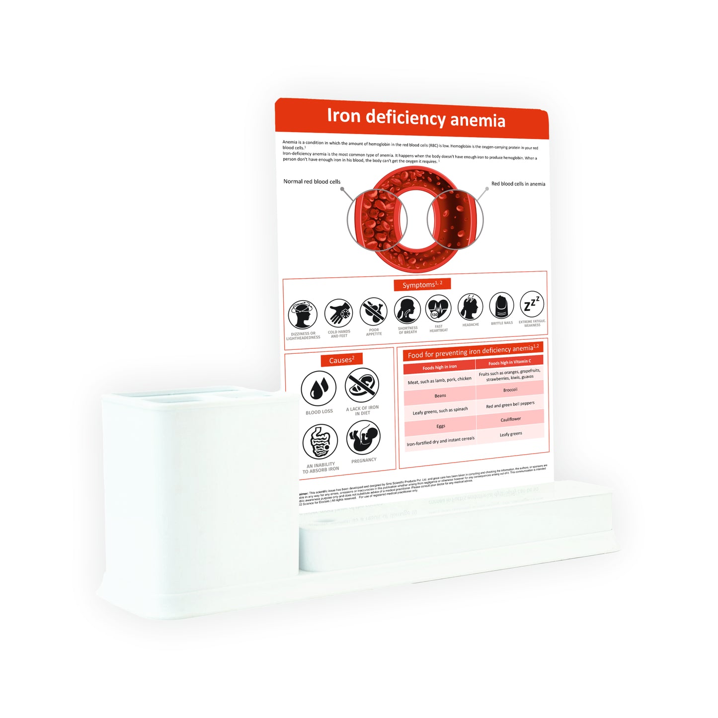 Iron Deficiency Anemia: 1 Slide Write And Wipe With Stationary Stand