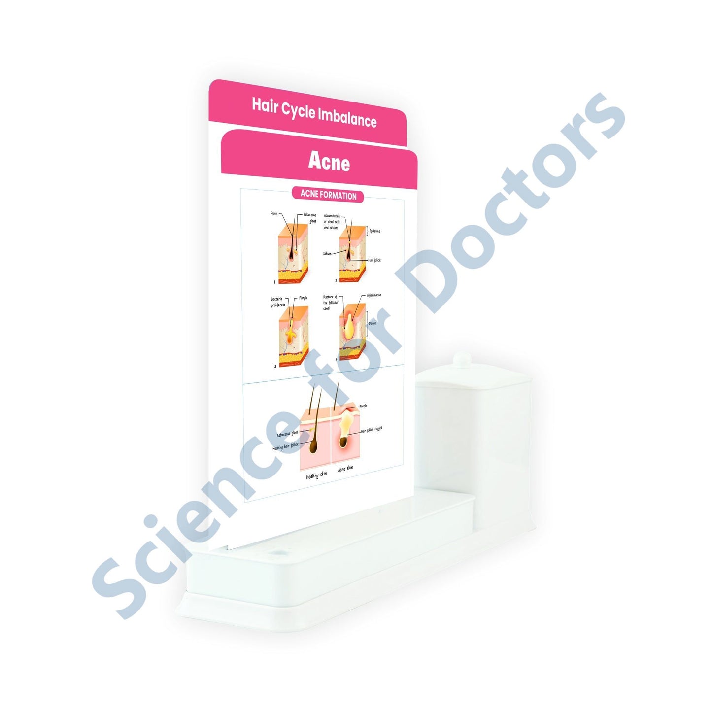 ACNE_1 - 2 Slide Write Wipe With Utility Container