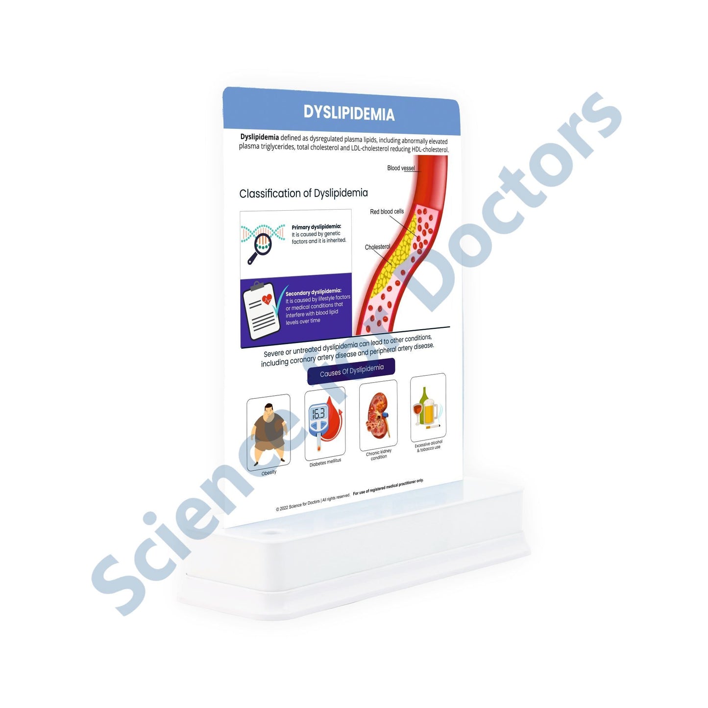 Dyslipidemia: 1 Slide With Stand