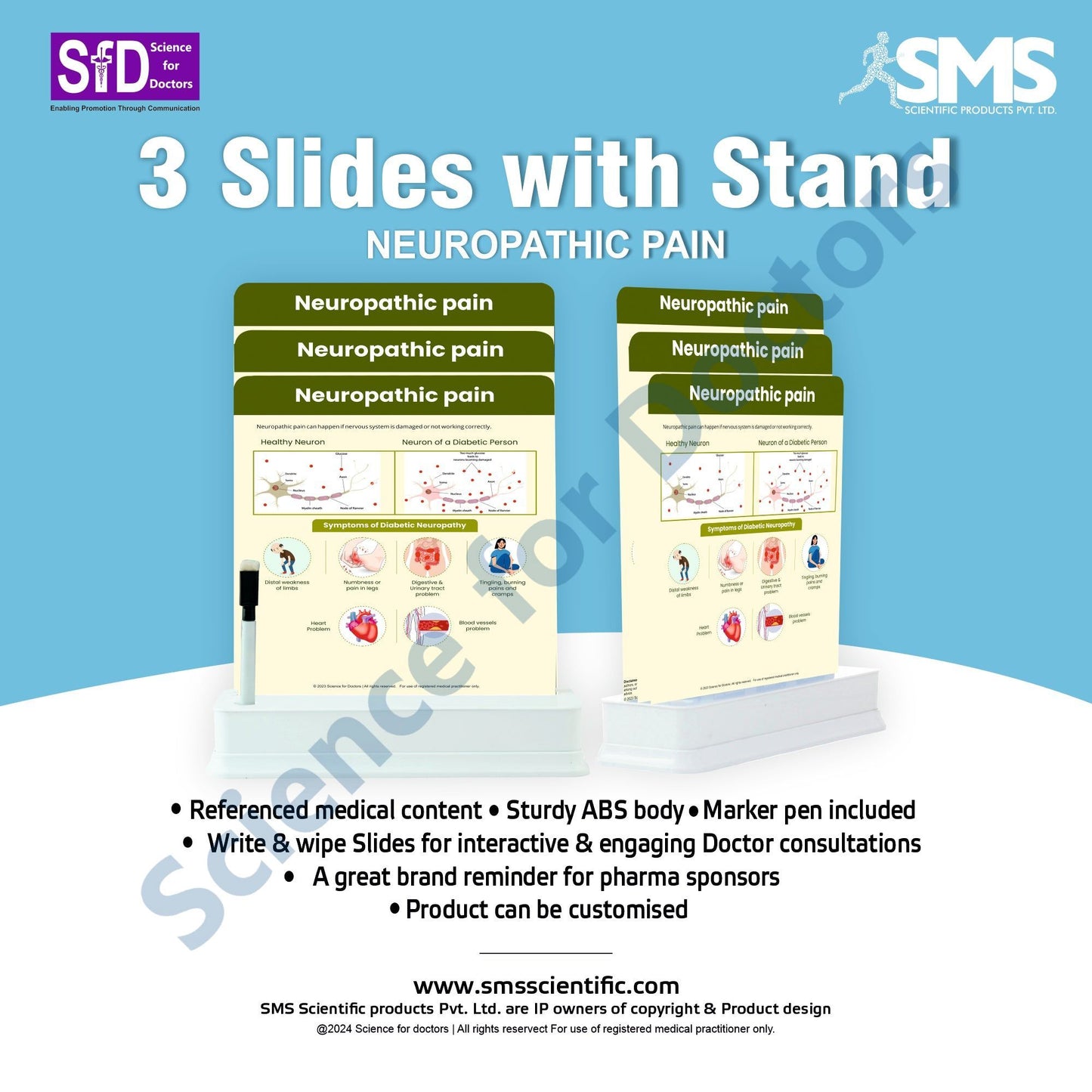 Neuropathic Pain (1): 3 slide on stand