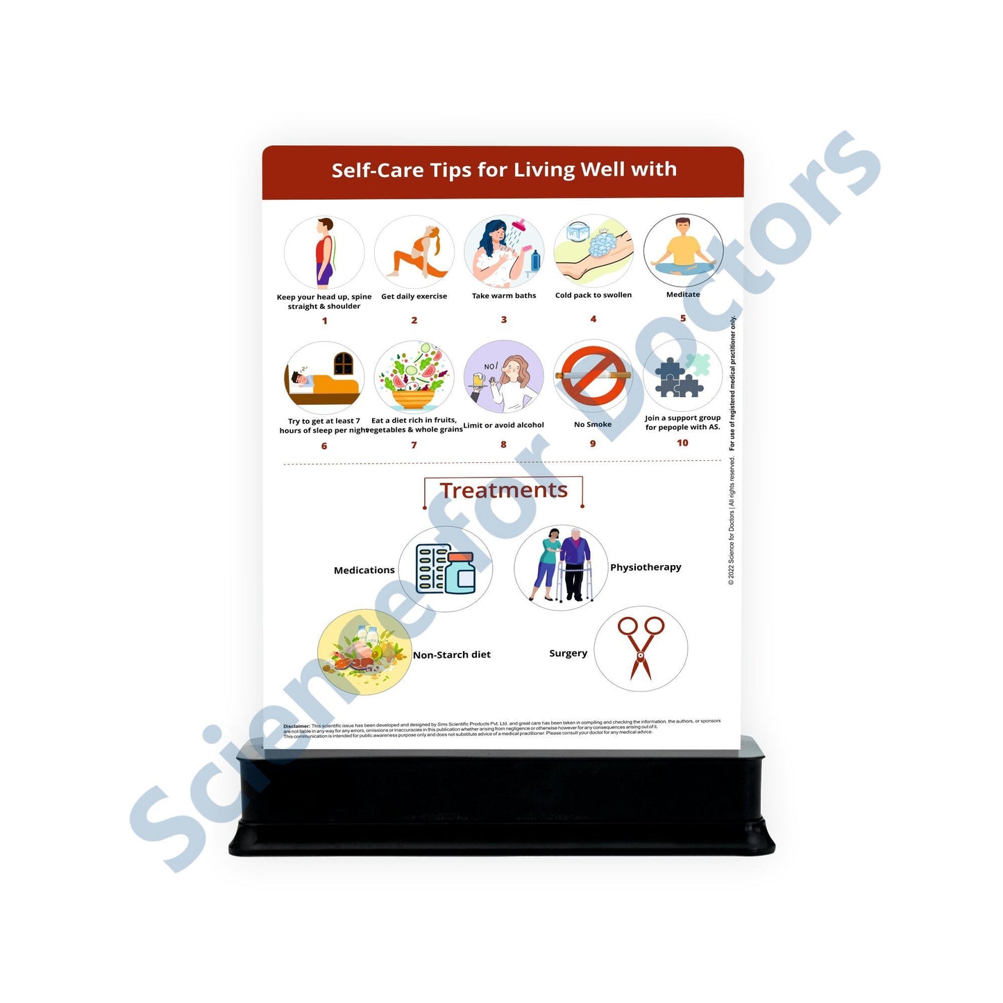Ankylosing Spondylitis: 2 Slides on stand