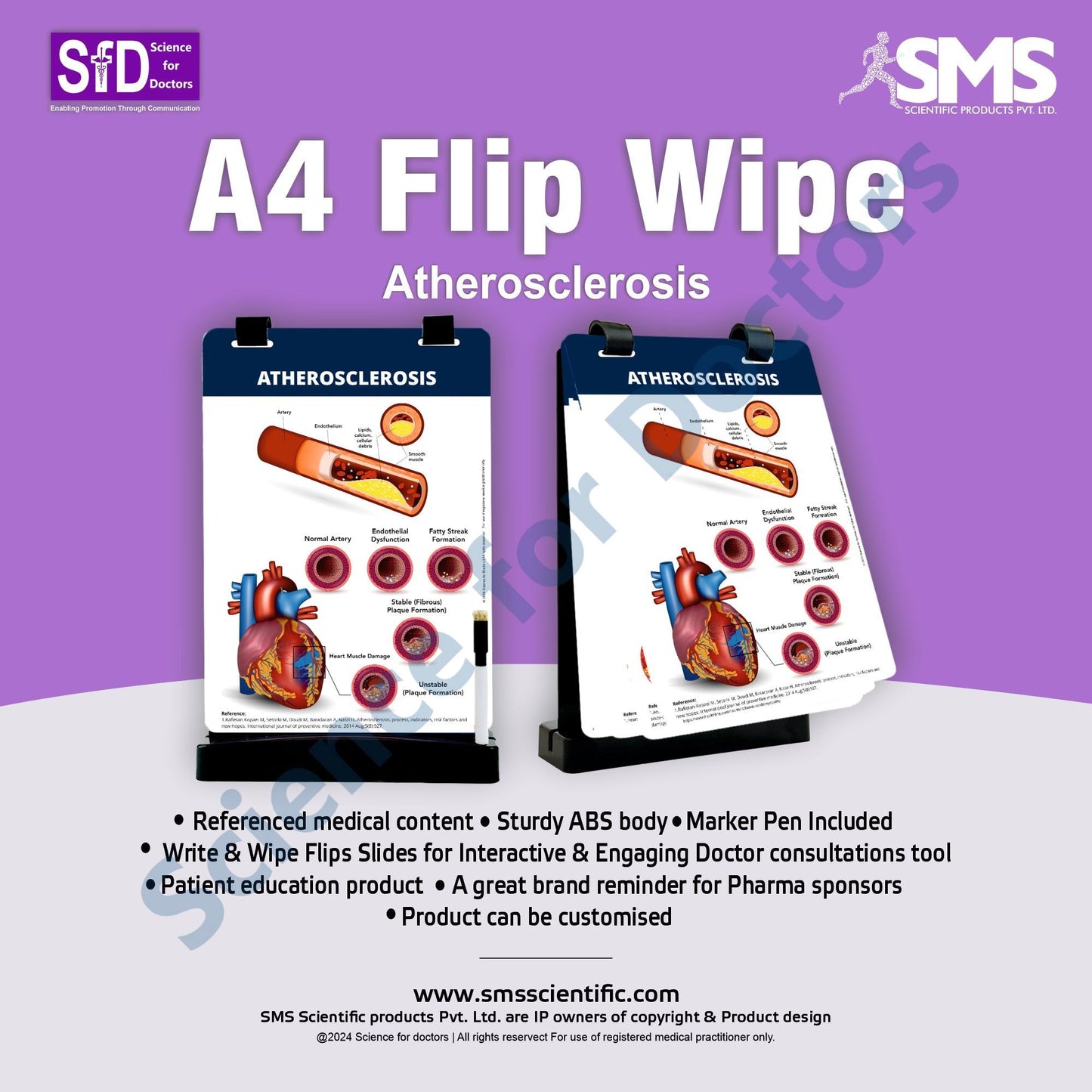 Atherosclerosis: A4 Flip Wipe