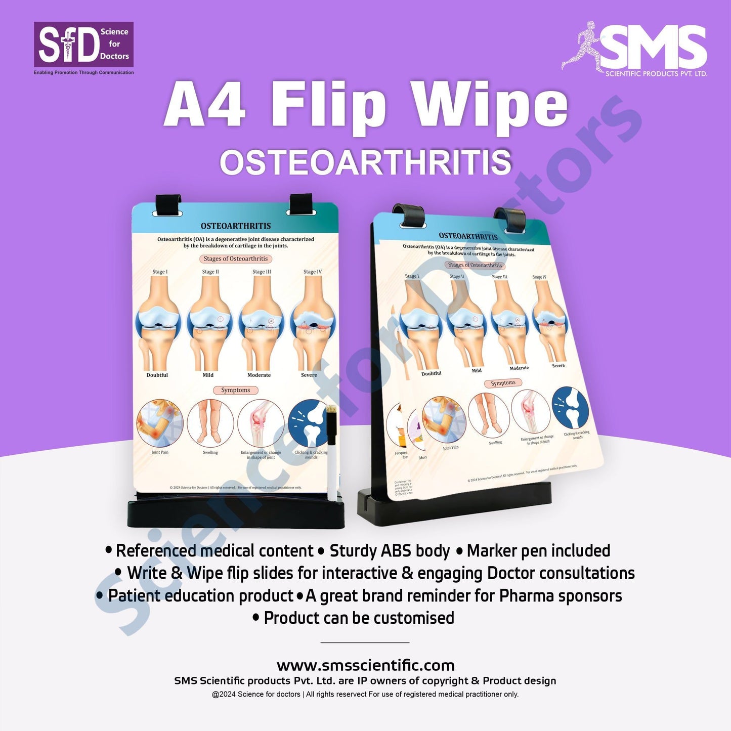 OSTEOARTHRITIS: A4 Flip Wipe
