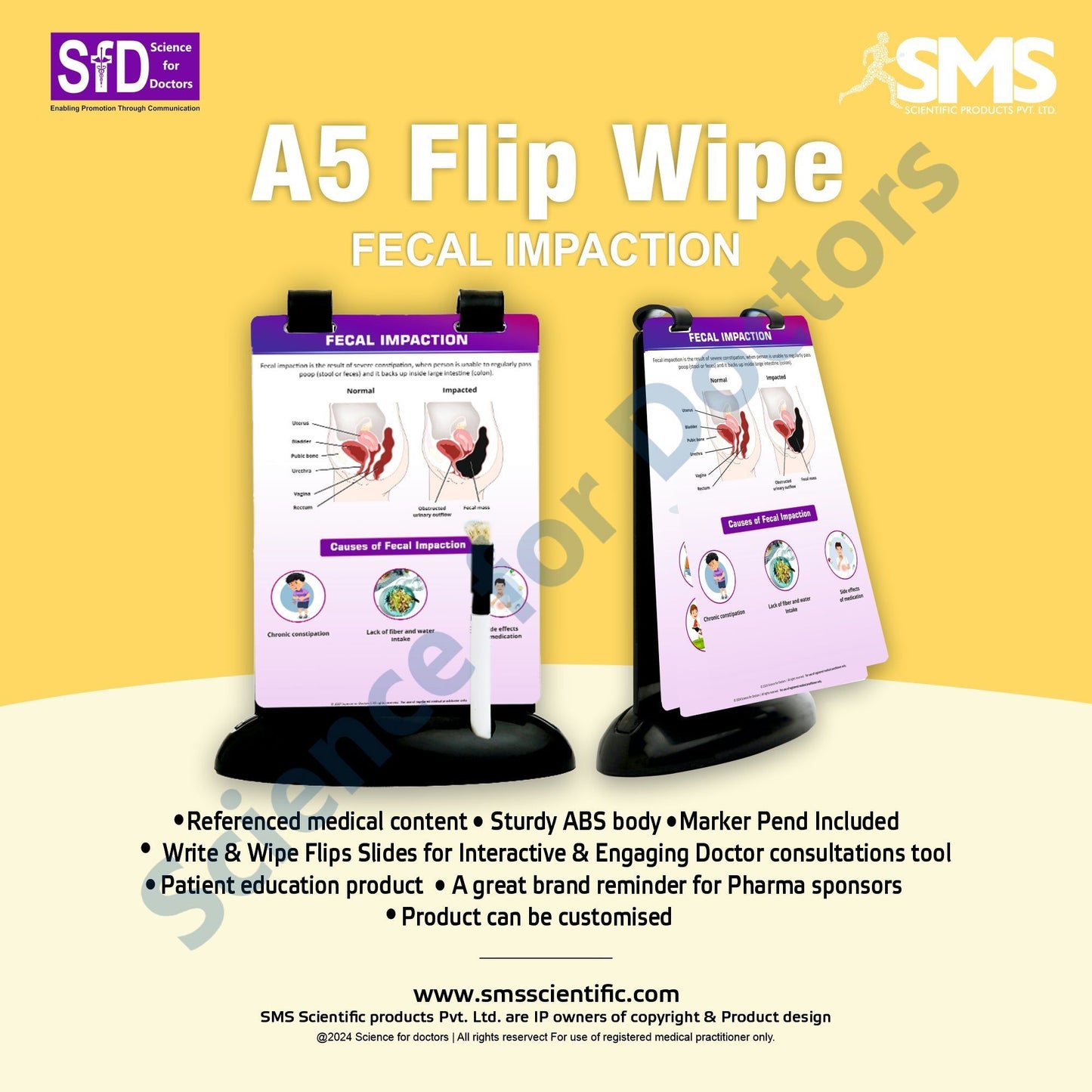 Fecal Impaction: A5 Flip Wipe