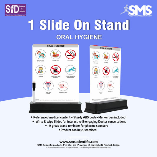 1 Slide On Stand- ORAL HYGIENE