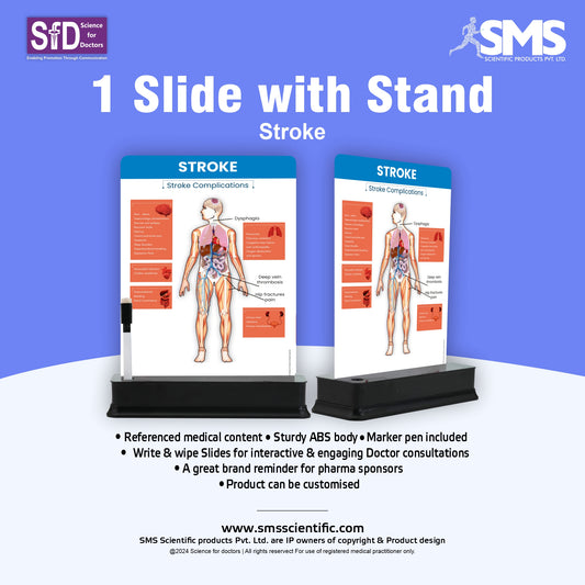 Stroke: 1 slide on stand