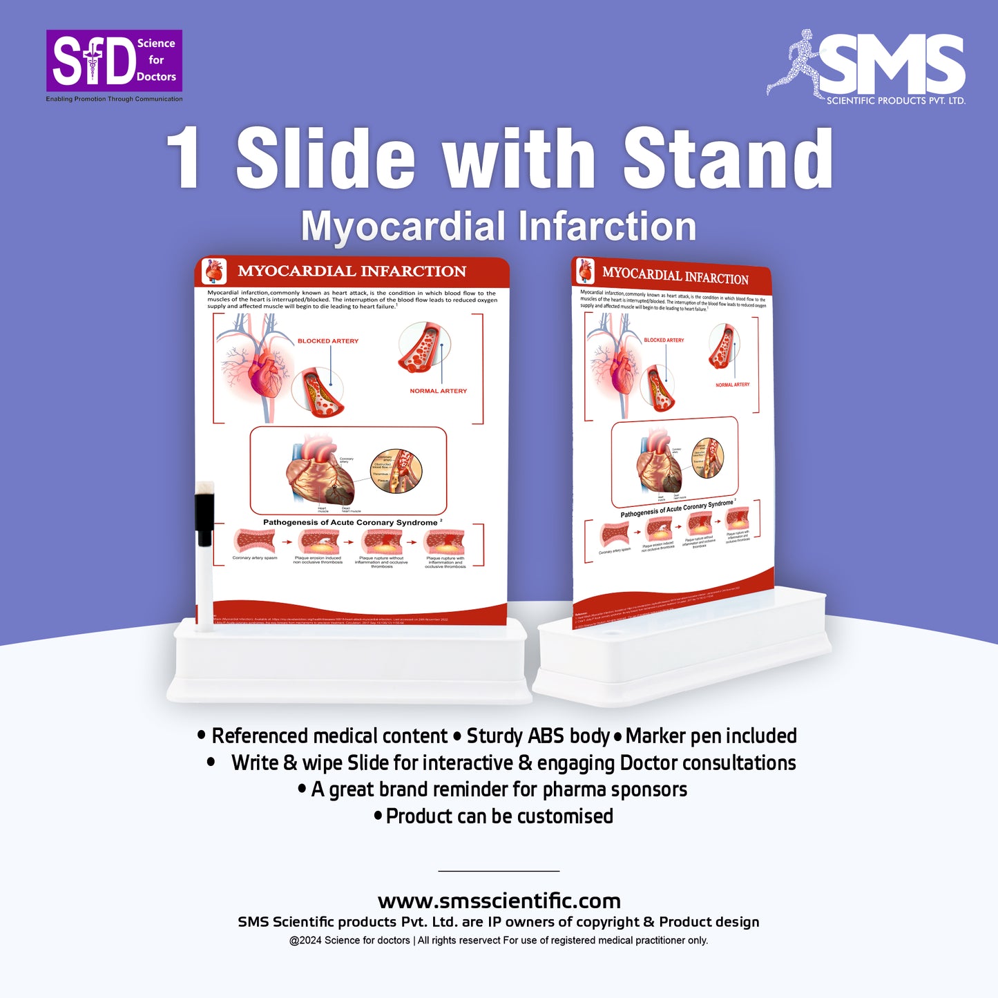 Myocardial Infarction: 1 Slide on stand