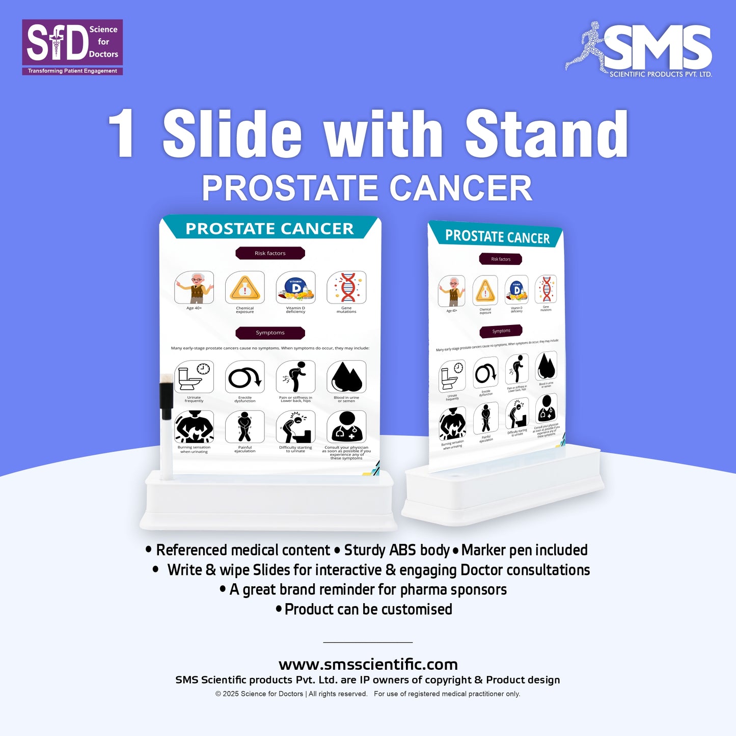Prostate Cancer_1 : 1 Slide With Stand