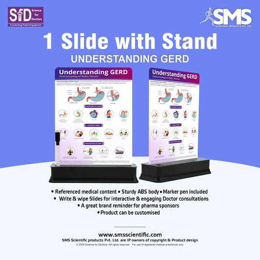Understanding GERD: 1 Slide With Stand