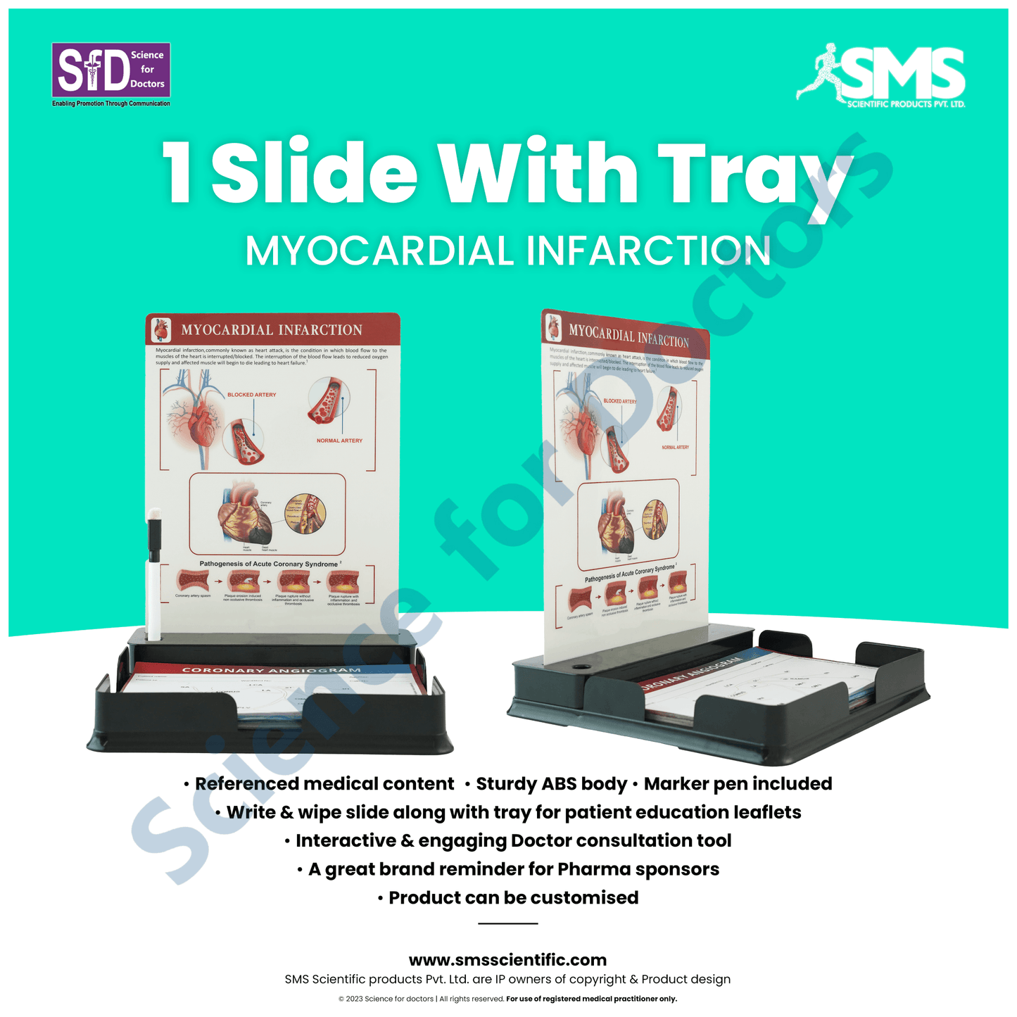 Myocardial infarction: One slide with Tray