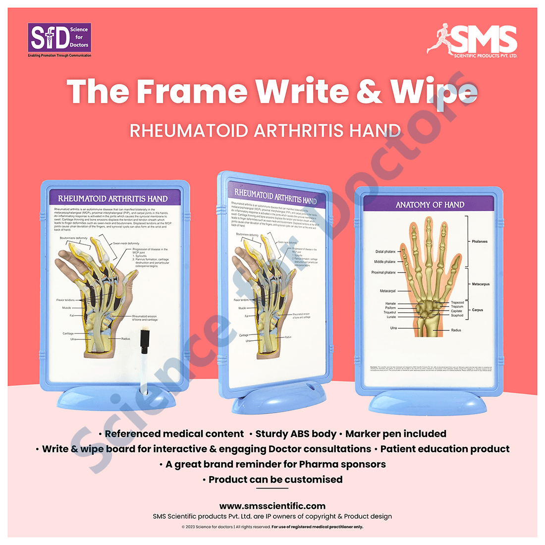 Rheumatoid Arthritis Hand: The Frame Write and Wipe