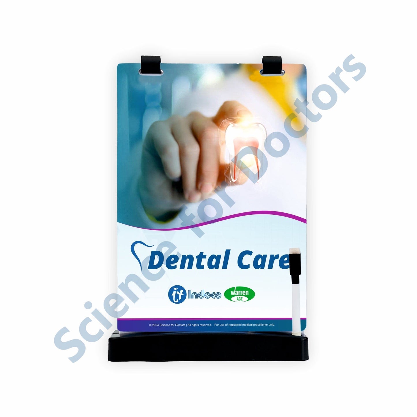 Dental Care: A4 Flip Wipe