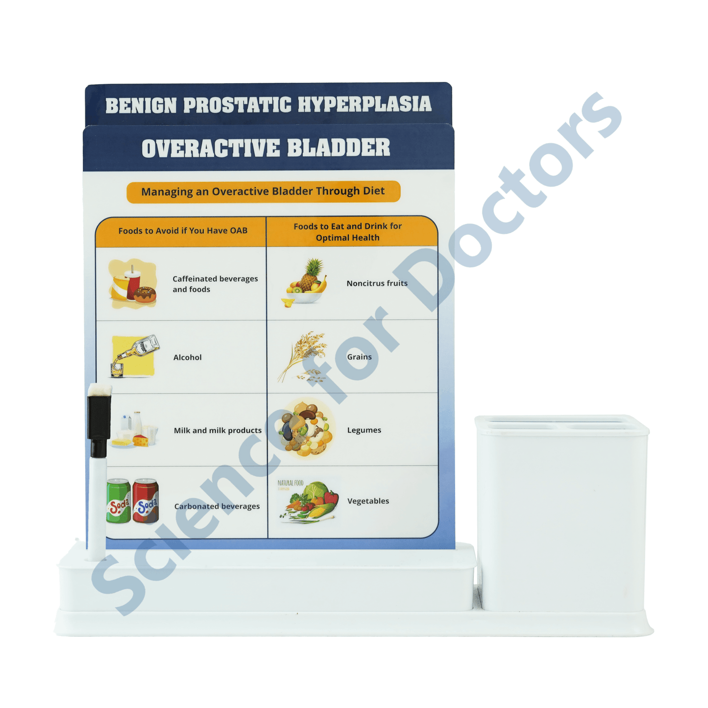 Overactive Bladder: 2 slide on stand with Stationary stand