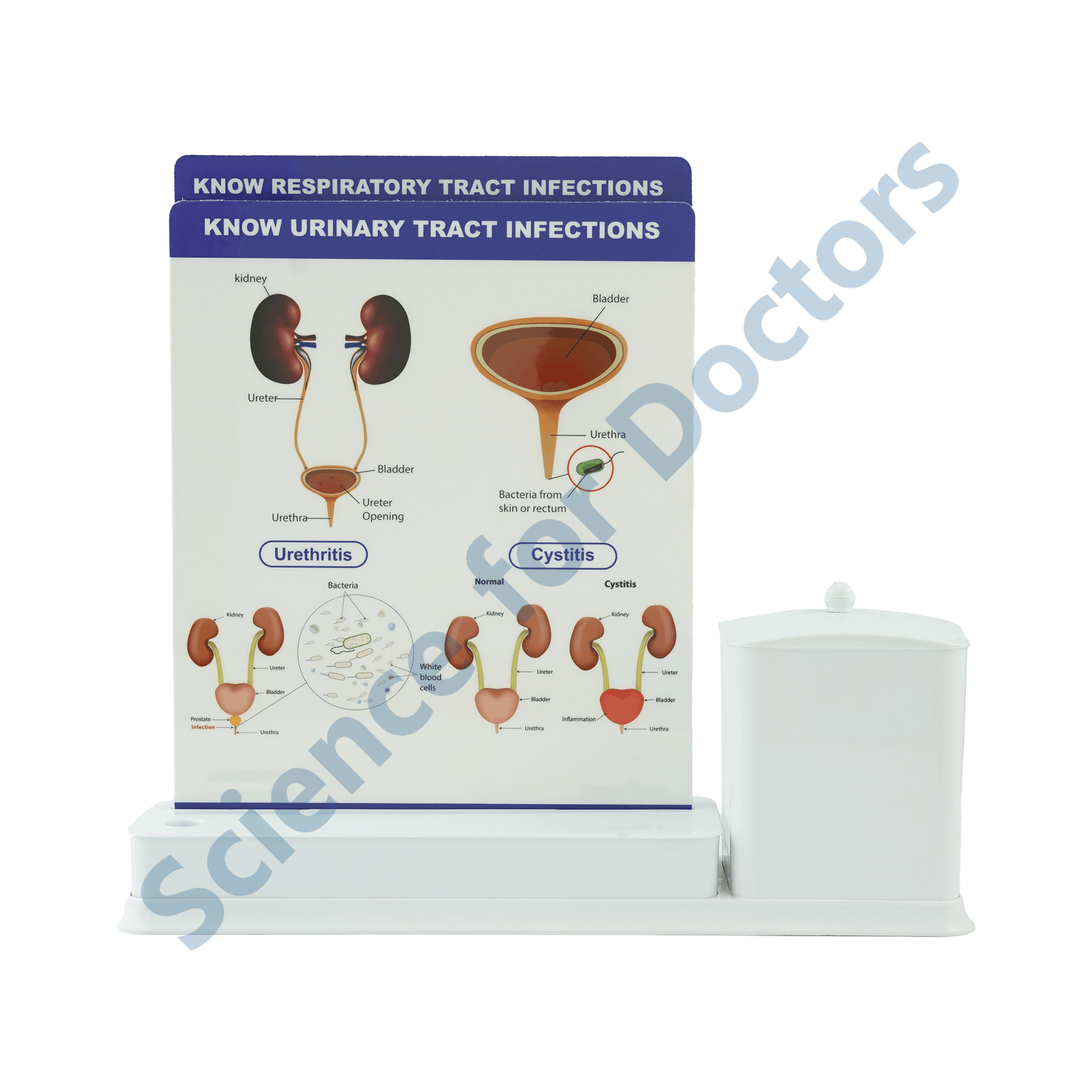 UTI: 2 slide on stand with Stationary stand