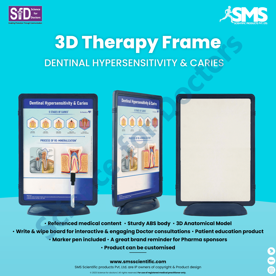 Dental Hypersensitivity and Caries: 3D Therapy Frame