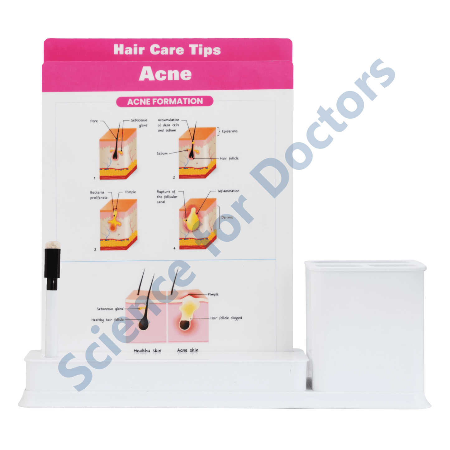 Acne: 2 slide on stand with Stationary stand