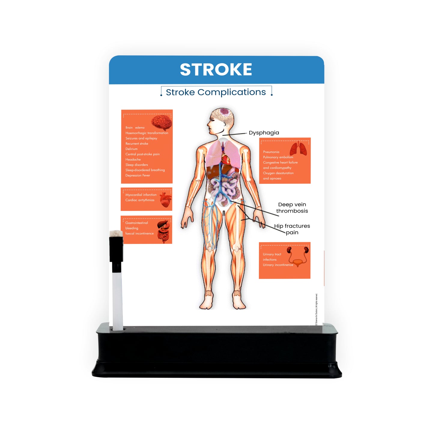 Stroke: 1 slide on stand