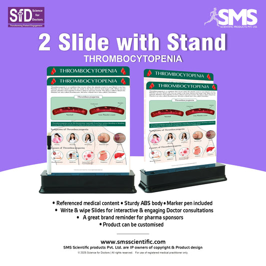 Thrombocytopenia: 2 Slides With Stand