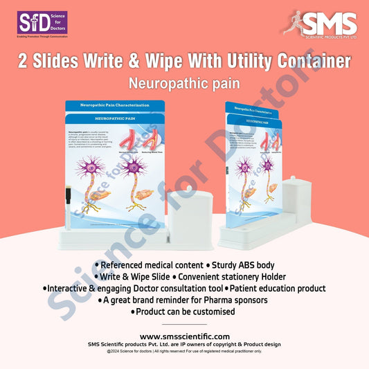 Neuropathic pain (1): 2 Slide Write Wipe With Utility Container