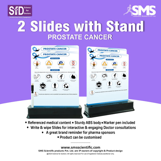 Prostate Cancer: 2 Slides With Stand