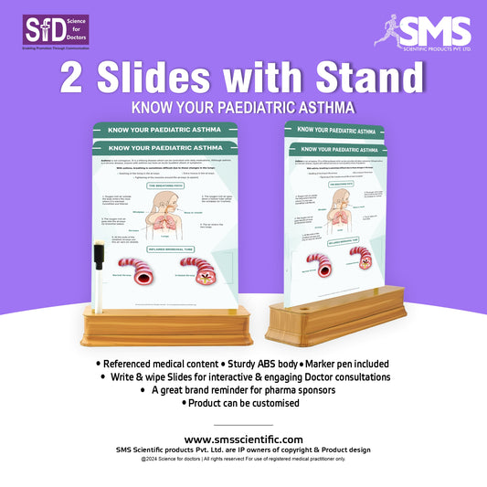 Know Your Pediatric Asthma: 2 Slides on stand