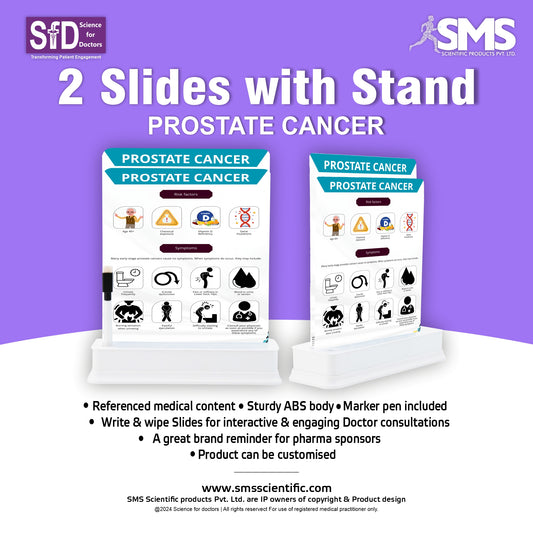Prostate Cancer_1: 2 Slides With Stand