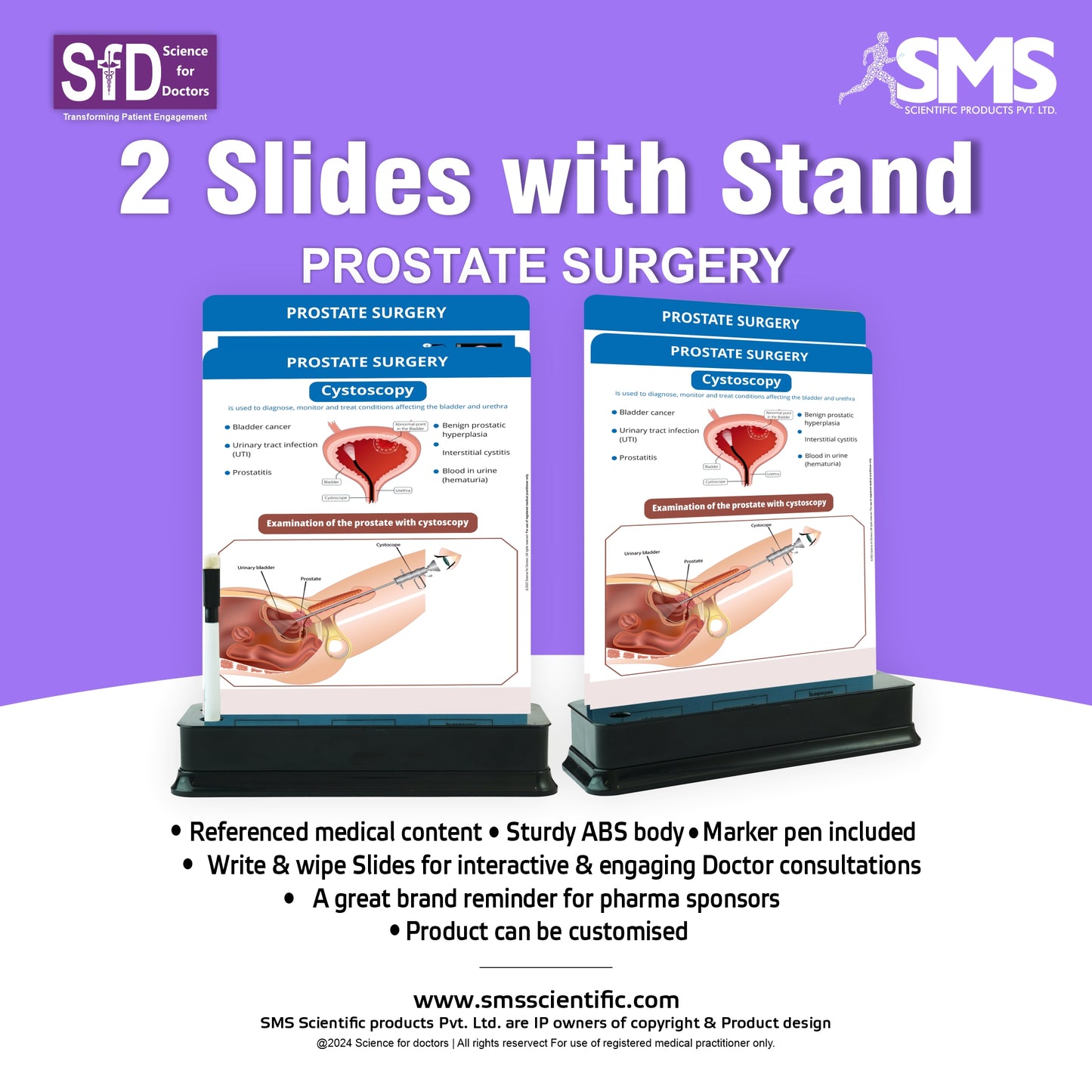 Prostate Surgery: 2 Slides With Stand