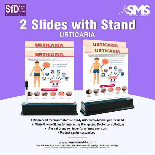 Urticaria: 2 Slides With Stand
