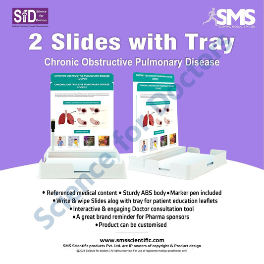 Chronic Obstructive Pulmonary Disease: 2 Slides Patient Leaflet Tray