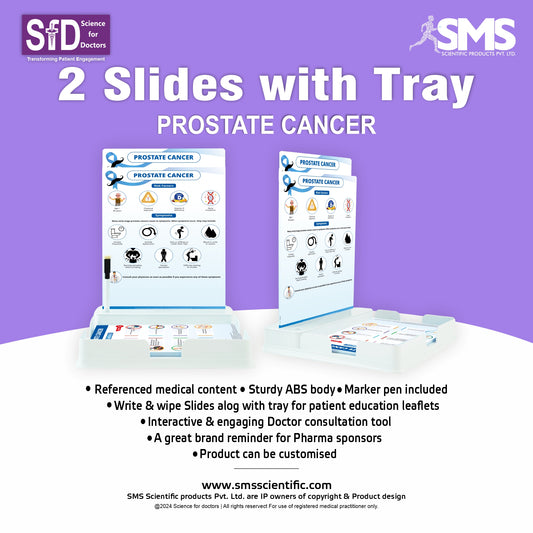 Prostate Cancer : 2 Slides Patient Leaflet Tray