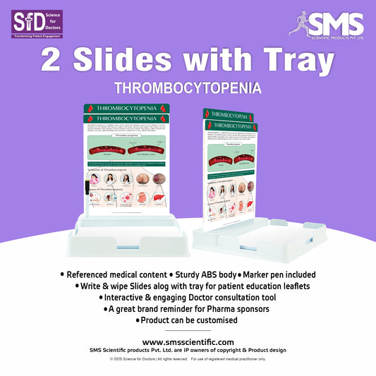 Thrombocytopenia: 2 Slides With Tray