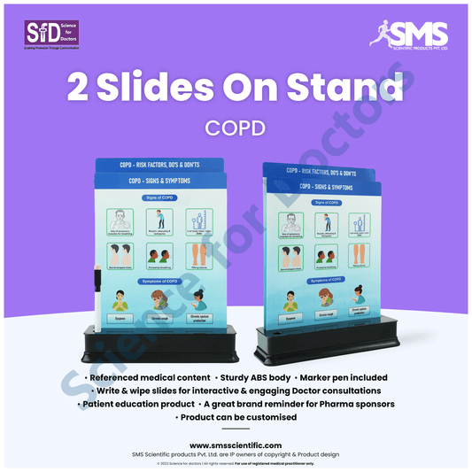 COPD: 2 slide on stand