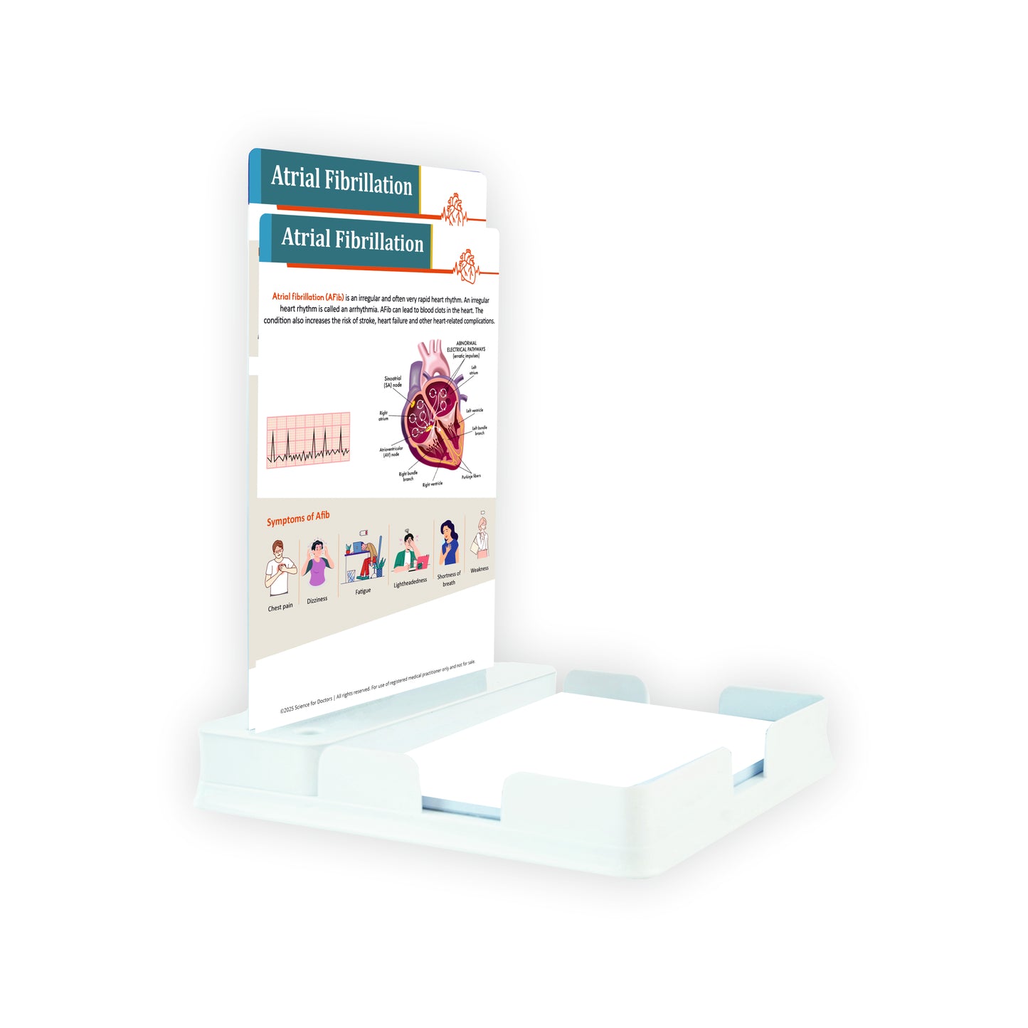 Atrial Fibrillation: 2 Slides With Tray