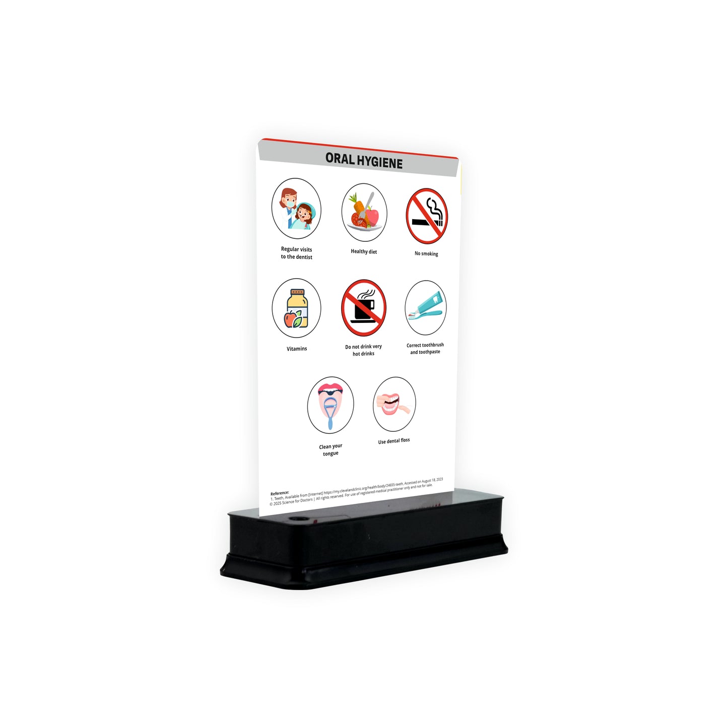 1 Slide On Stand- ORAL HYGIENE