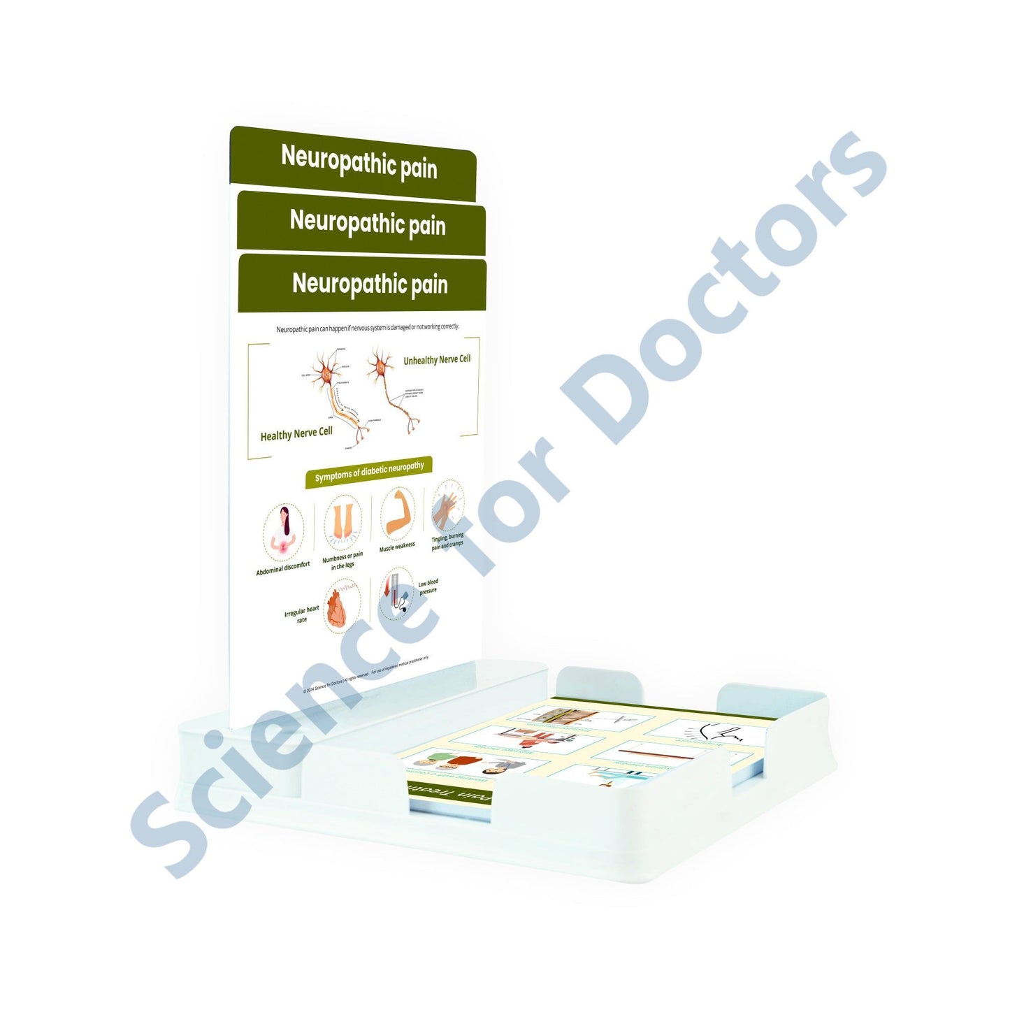 Neuropathic Pain: 3 Slides Patient Leaflet Tray