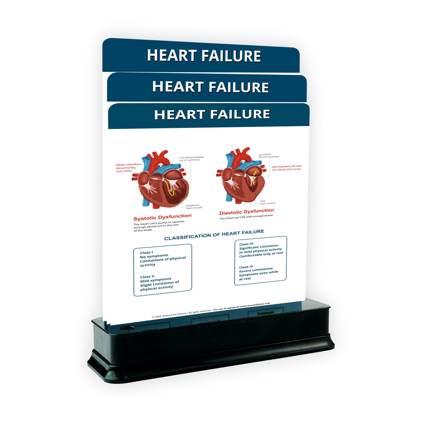 Heart Failure: 3 Slides on Stand