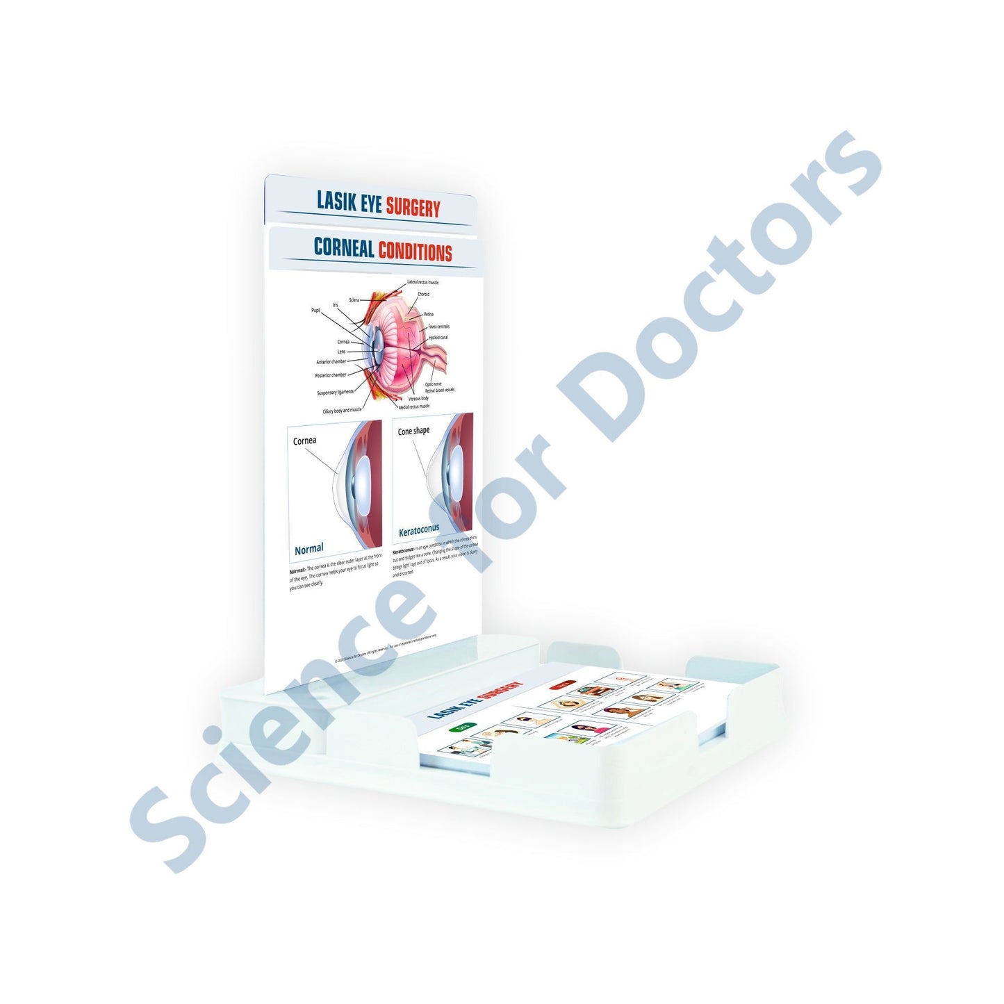 Corneal Conditions: 2 Slides Patient Leaflet Tray