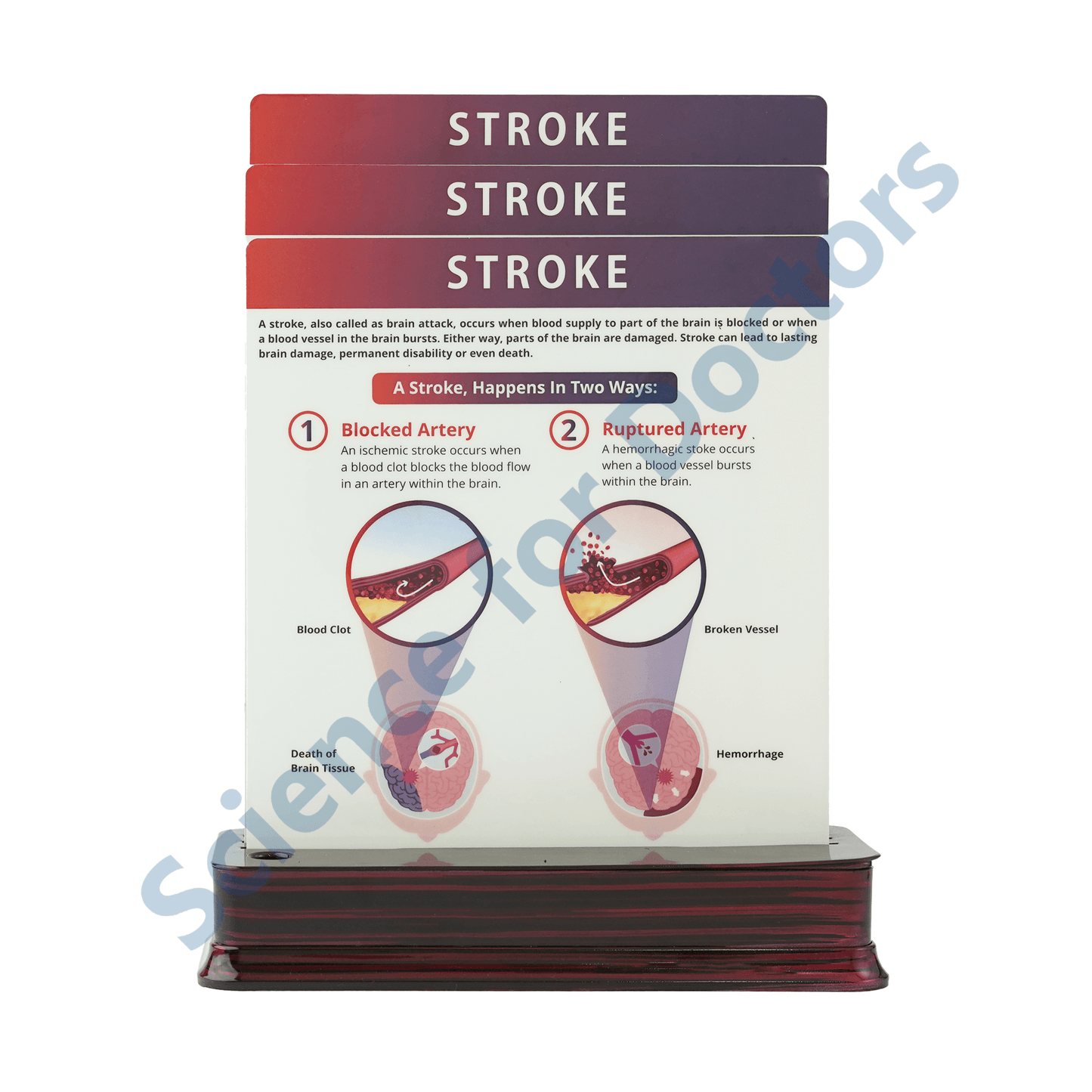 Stroke_1: 3 slide on stand