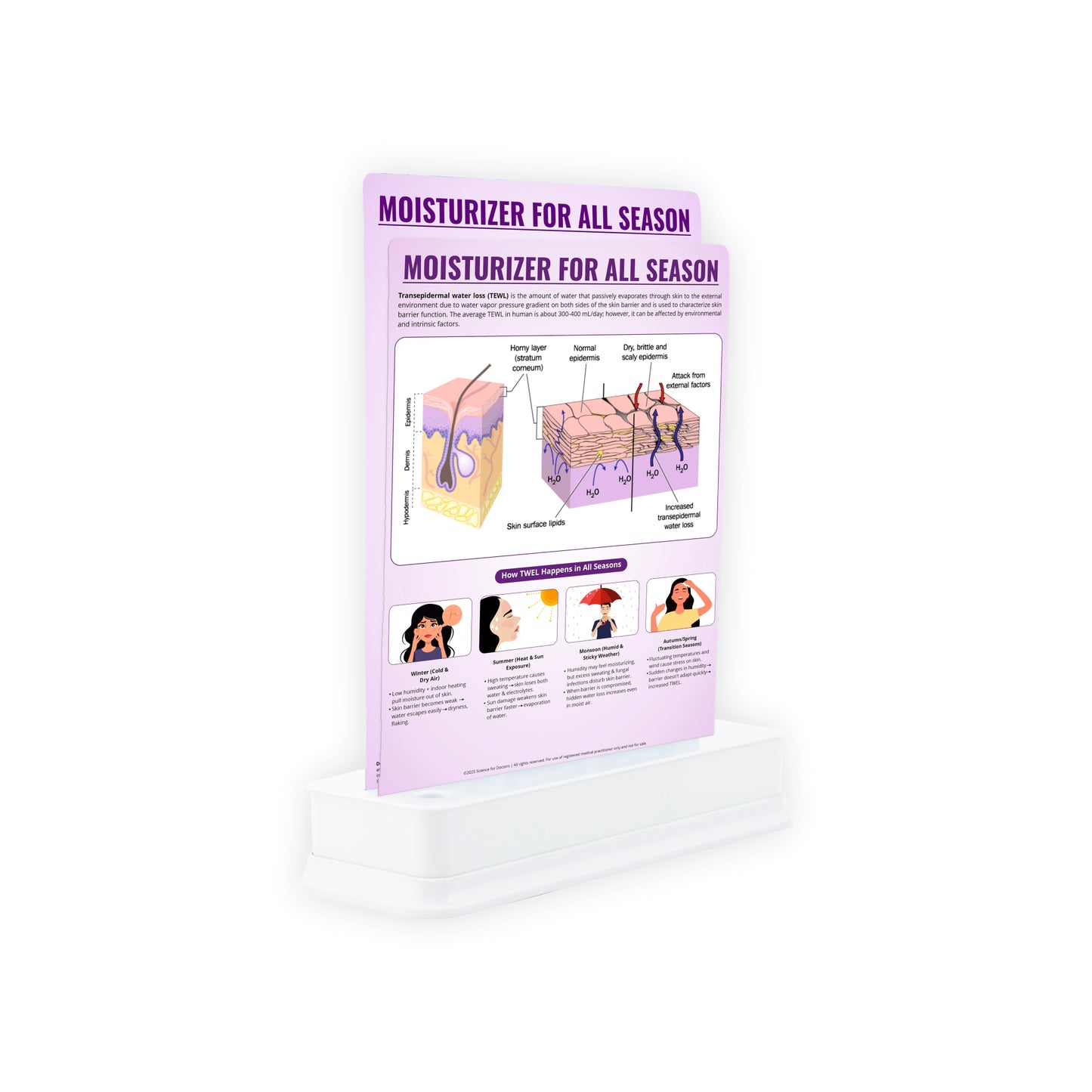 Moisturizer: 1 Slide With Stand