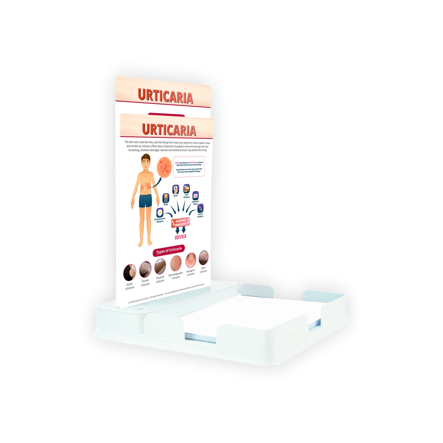 Urticaria: 2 Slides With Tray