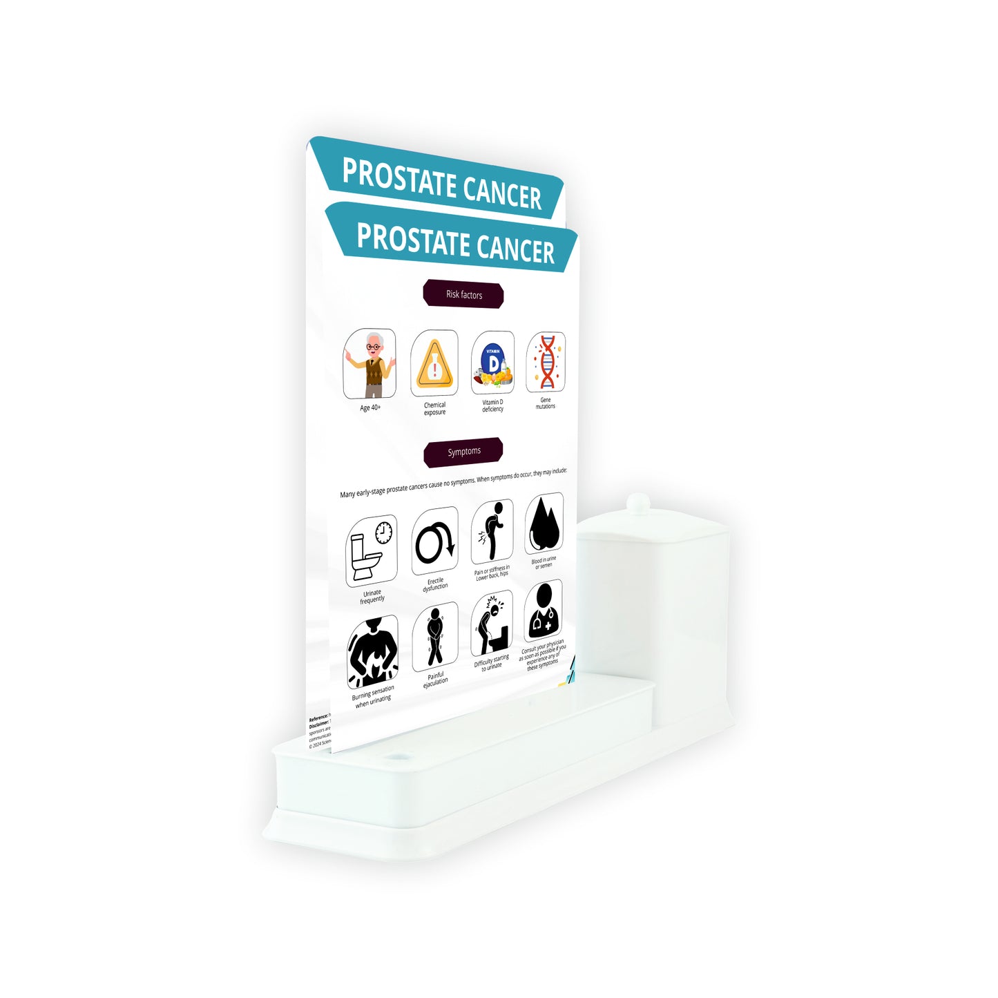 Prostate Cancer_1: 2 Slide Write Wipe With Utility Container