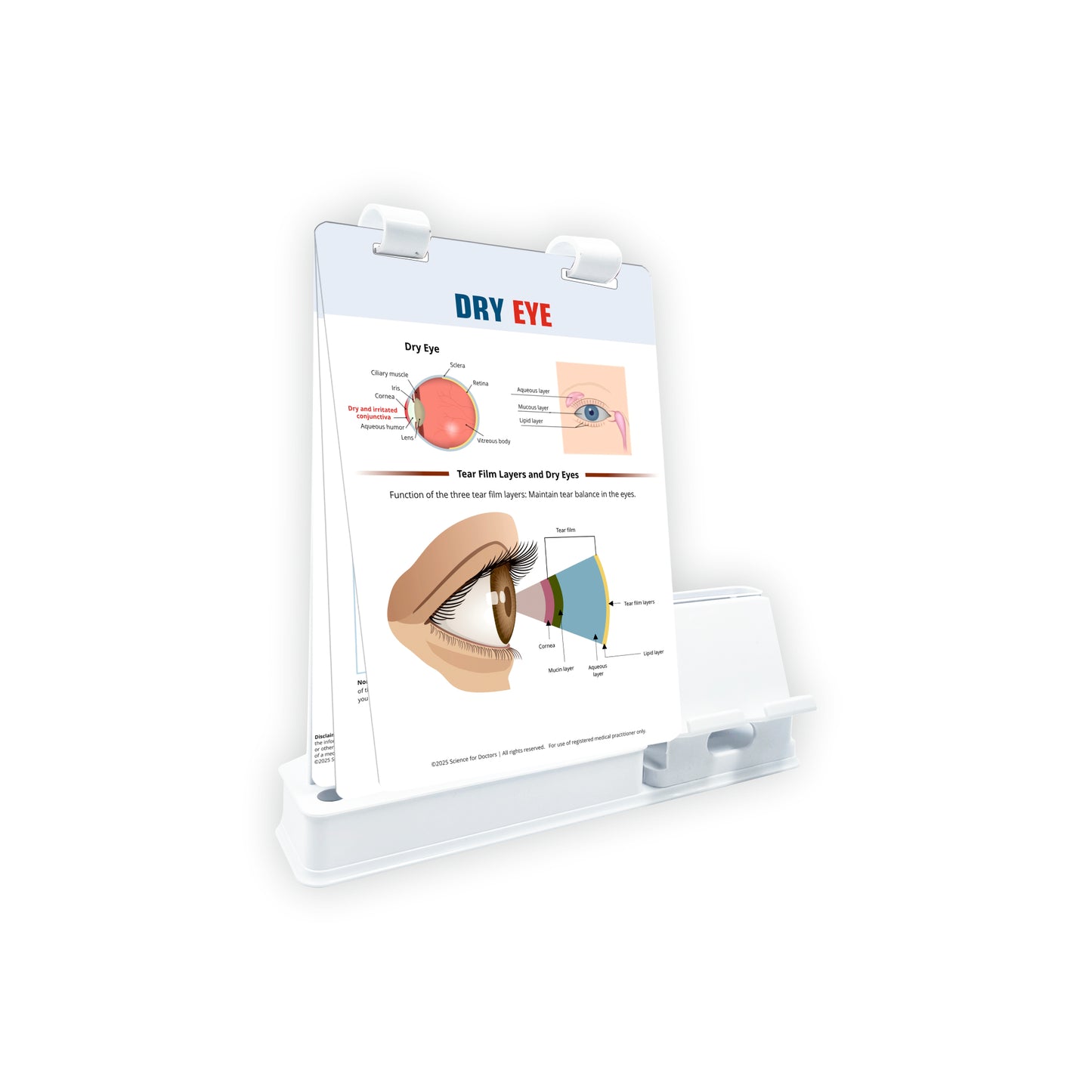 Smart - A5 Flip wipe With Mobile and Chit Pad Stand  - Dry Eye